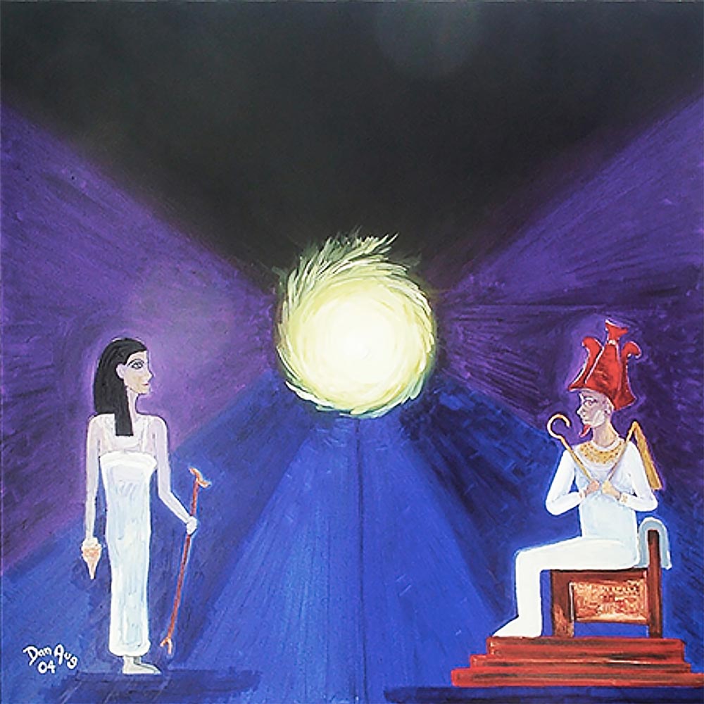 Isis Osiris Horus by Dan Aug